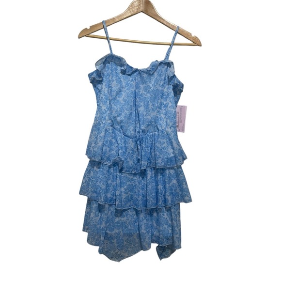 NEW Wild Fable Women's Knit Chiffon Mini A-Line Dress Size Small - Picture 4 of 4